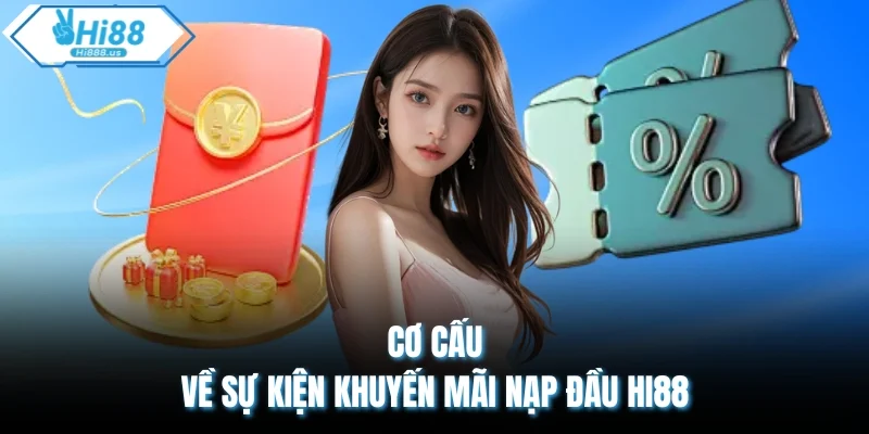 Cơ cấu về sự kiện khuyến mãi nạp đầu HI88 